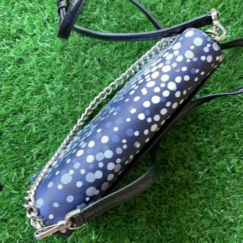 Kate Spade Cameron Convertible Crossbody Black with Multi-Colored Dots - Picture 7 of 16